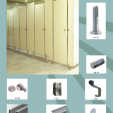 Best Price HPL Toilet Cubicle Partition thumbnail-1