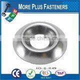 Made in Taiwan Black Countersunk Brass Finish Metric Surface Countersunk Cup Steel Stainless Steel Finishing Washer thumbnail-6