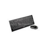 ABS 2.4Ghz Wireless Anti-static, Strain-reducing, Durable Black Metal Keyboard thumbnail-1