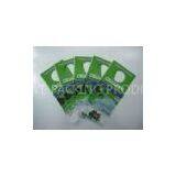 Cosmetic BOPP Header Bags Green LDPE Conical Square Bottom thumbnail-1