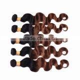 Black Rose Indian Human Hair Weaves Wavy 1B/30# Body Wave Indian Ombre Hair Extension thumbnail-2