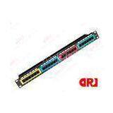 Cat5e UTP 1U Colorful Bezel Patch Panel , 24 Port Patch Panel for Structure Cabling System