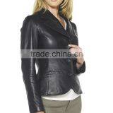 Short Body Ladies Leather Jacket thumbnail-1