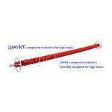 Long Rod Composite Suspension Insulator , 500kv Transmission Tower Insulators