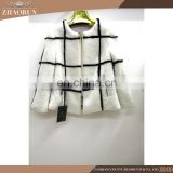 Best Quality Lady'S Fur Garment And Jacket White Sheepskin Fur Coat For Winter