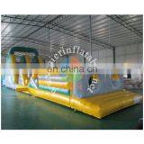Inflatable Obstacle Course With Double Slide