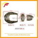 antique style zinc alloy pin buckle set for women's belt. pin buckle + metal loop + tail end