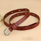 Wholesale High Quality New Design Fashion Woman Jeans Dress Pants Casual Ladies Leather Belt thumbnail-1