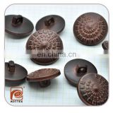 2014 fashion leather button for sweater