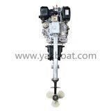 6HP 1-cylinder Air-cooled 4 Stroke Diesel Outboard Marine Engine thumbnail-4