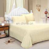 Solid Sheet Sets 100% Polyester Mattress Covers Beige Flat Sheet Sets thumbnail-4