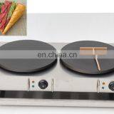 Electric Double Head Crepe Pancake Baking Machine Crepe Making Machine Crepe Maker With Ce thumbnail-4