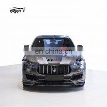 Beautiful Carbon Fiber LD Style Body Kit for Maserati Levante Front Spoiler Rear Spoiler Wing Spoiler Side Skirts and Hood thumbnail-1