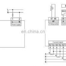 LCD Display 96*96 Panel RS485 Communication 3 Phase Multifunctional Power Meter thumbnail-4