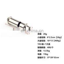 Wholesale Aluminum Outdoor Survival Whistle Football Basketball Sports Emergency Rescue Referee Whistle With Lanyard thumbnail-2