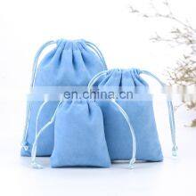 Top Rated Flannel Perfume Ladies Fashion Foldable Travel Luxury Custom Drawstring Cosmetics Bag thumbnail-3