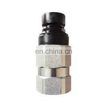 Carbon Steel Stainless Steel 1/2 Inch ISO 16028 Hydraulic Fittings Hydraulic Quick Couplings for Skid Steer Loader thumbnail-5