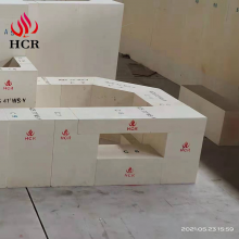 China Henan HCR brand fused cast AZS blocks with high quality