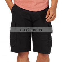 Casual Wear Men Clothes Short Pants Summer Custom Black Men's Elastic Waist Nylon Cargo Shorts thumbnail-4