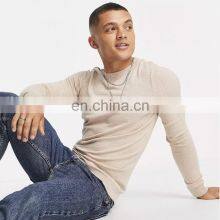 Sweat Shirt Winter Plus Size Cotton Polyester Sweat Shirt In Solid Color thumbnail-5