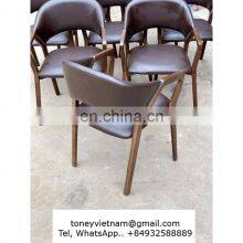 New Modern Chair Leisure Furniture Restaurant Hotel Dining Chair Solid Wood Chair thumbnail-2