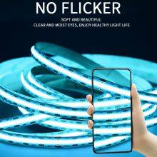 Led Strip Light DC12V 24V Tape Light Set Flexible Tiffany Blue Fob Cob Led Strip Tiffany Blue COB thumbnail-3