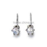 Bulk Wholesale Costume Jewelry Round Heart Square Shape Zircon Earrings Sets thumbnail-2