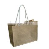 rope handle jute shopping bag/ gunny bag/ burlap bag