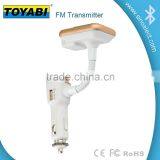 Wireless In Car Bluetooth FM Transmitter for Apple Android WP8 With Handsfree, Music Control and Charging thumbnail-3