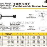 CNC Drilling Handles and Machine Parts Flat Adjustable Tension Lever thumbnail-2