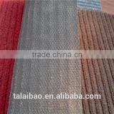 polyester stripe carpet with particle backing