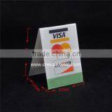 Custom Acrylic Hotel Sign Holder Acrylic Payment Sign Holder Display thumbnail-3