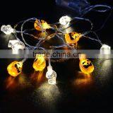 Halloween 10LED Pumpkin + Skeleton Light Chain thumbnail-1