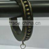 Beaded Curtain Eyelet Ring With Clip For 1-1/2", 1-3/4" and 2" Gold Curtain Rods thumbnail-2