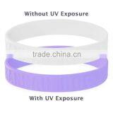 Clear Silicone UV Bracelet for Sensitive Skin thumbnail-1