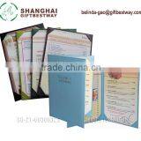 4 Folder PU Leather Menu Cover Leather Menu Holder thumbnail-3