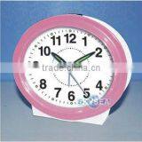 Plastic Oval Shape Table Alarm Clock Bedside Clock, Candy Color Clock thumbnail-4