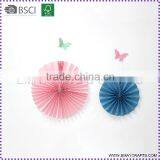 Hot Sale Party Decoration Hanging Tissue Paper Fan thumbnail-3