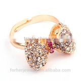 IN stock wholesale MOQ12 latest gold ring designs for girls SKD0280