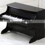 25 Key Wooden Piano, Black Children Wooden Piano, Mini Child Wooden Piano Toy thumbnail-1