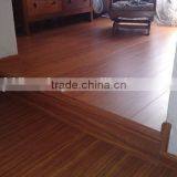 Wide Plank Laminate Flooring Skirting Used at Threshold