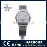 Japan Movement Stainless Steel SLIM Watches Unisex in IP Gun thumbnail-2
