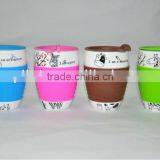 2013 High Quality Travel Mug With Silicon Lid and Cover thumbnail-1