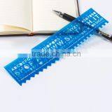 School Kids Name Printed Custom 15cm Plastic Optical Ruler Wholesale thumbnail-3