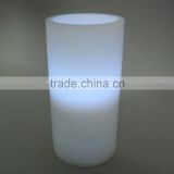 Warm white glow flameless vanilla scented paraffin wax electronic led candle for home decor