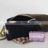 Personalized and High Quality Waxed Canvas Cosmetic Bag, Cosmetic Pouches , Cosmetic and Toiletry Storage Bags thumbnail-4