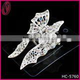 Stunning Rhinestone Embellished Fashion Metal Butterfly Hair Claw thumbnail-1