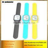 LCD Silicon 3D Wristband Digital Pedometer thumbnail-1