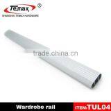 wardrobe oval tube aluminum wardrobe tube