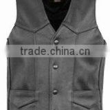 Leather Vest , Leather Fashion Vest , Motorcycle vest